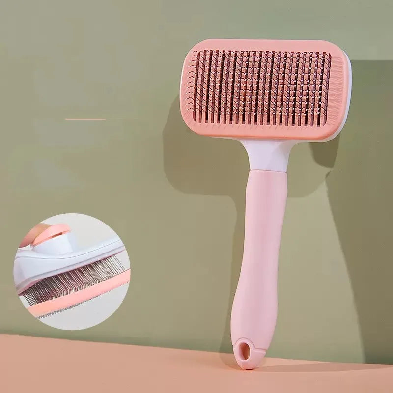 Push Clean De-Shedding Pet Brush