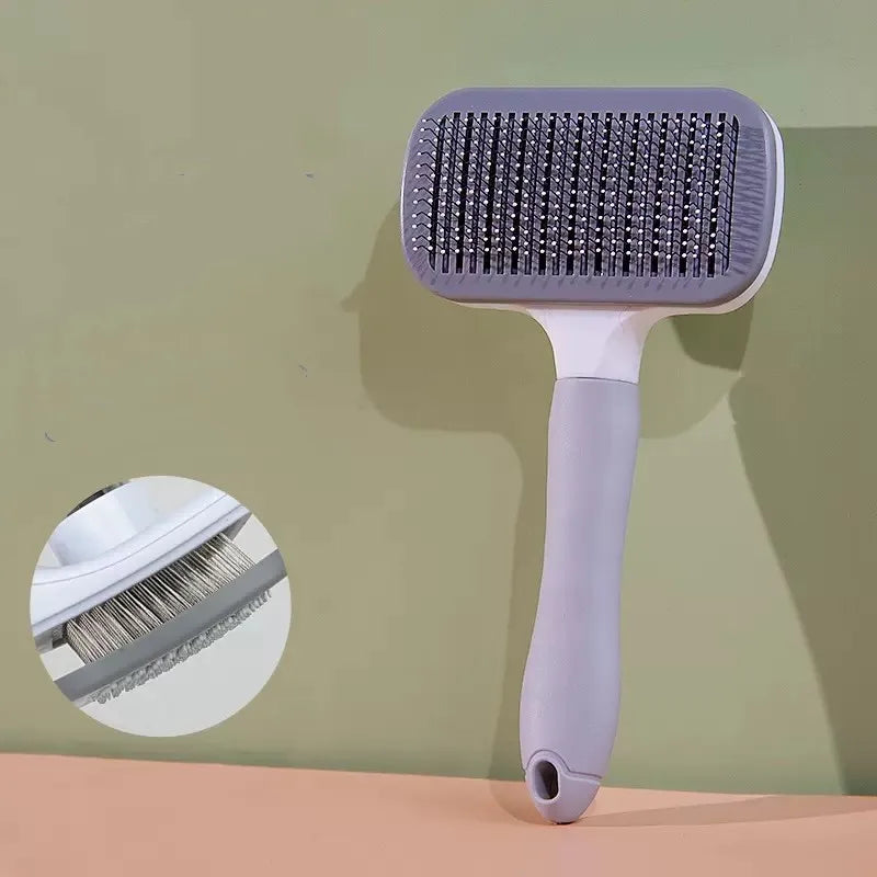 Push Clean De-Shedding Pet Brush