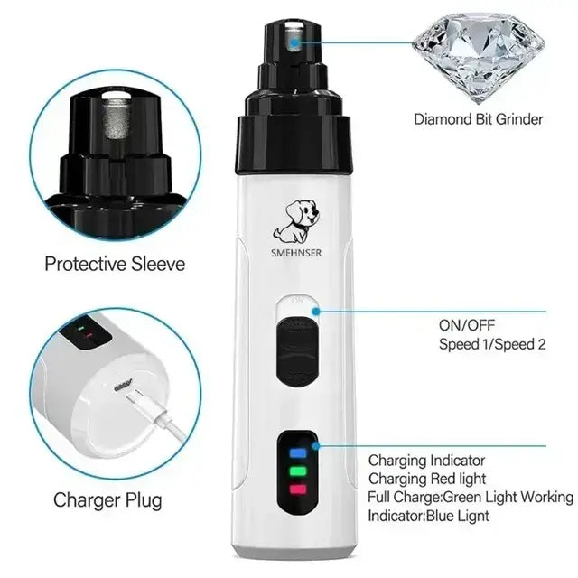 HQpet™  Silent Nail Grinder