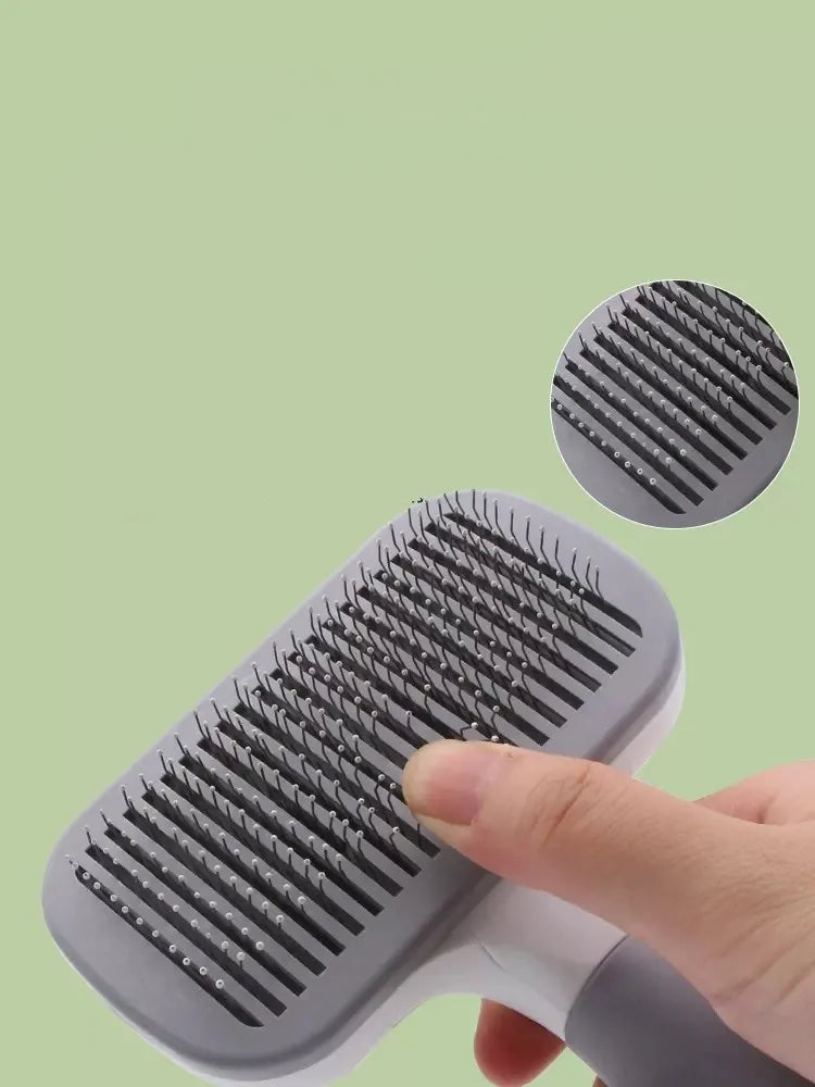 Push Clean De-Shedding Pet Brush