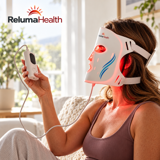 RelumaHealth Pro Red Light Therapy Face Mask — RelumaHealth branded product image
