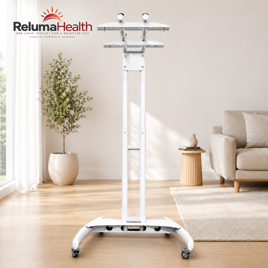 RelumaHealth Large Panel Branch Stand — RelumaHealth branded stand accessory