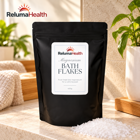 RelumaHealth Magnesium Bath Flakes — RelumaHealth branded product image