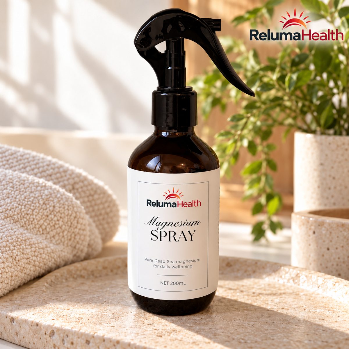 RelumaHealth Magnesium Spray — RelumaHealth branded product image