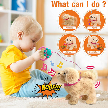 (🎁2023-Christmas Hot Sale🎁)Plush Puppy Toy Electronic Interactive Pet Dog - BUY 2 FREE SHIPPING