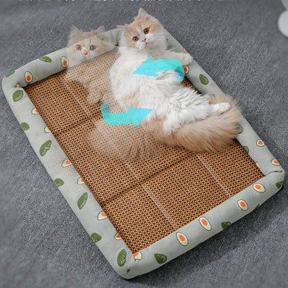 Pets Like Me - Washable Rattan Mat For Pets