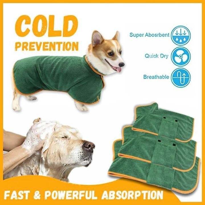 🌲Vente chaude de Noël 49 % de réduction🔥Peignoir super absorbant pour animaux de compagnie 