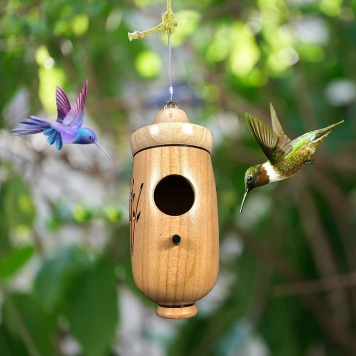 Last Day Sale 70 % RABATT💕Kolibri-Haus aus Holz – Geschenk für Naturliebhaber 