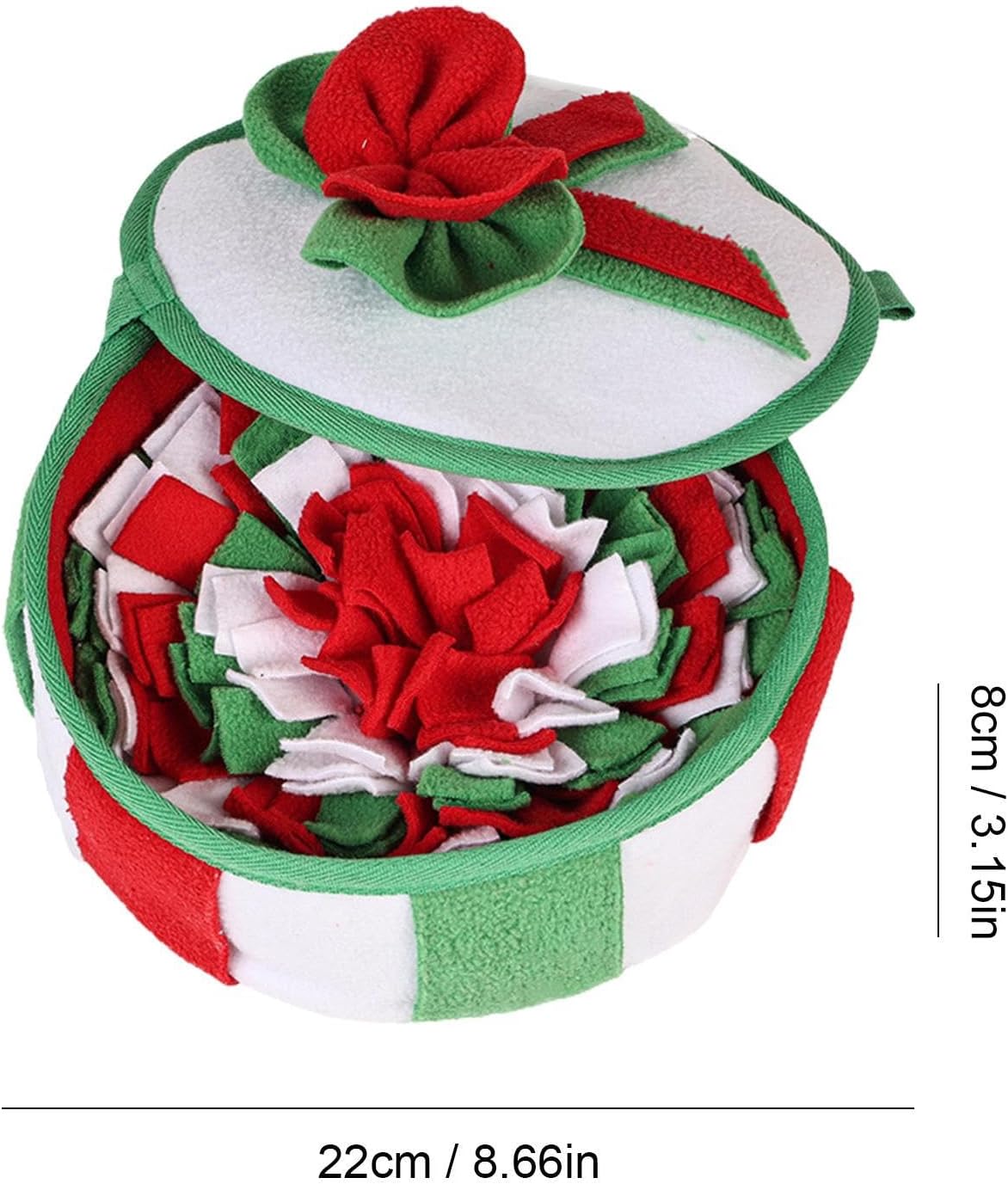 Tapis renifleurs d'alimentation pour chiens sur le thème de Noël 