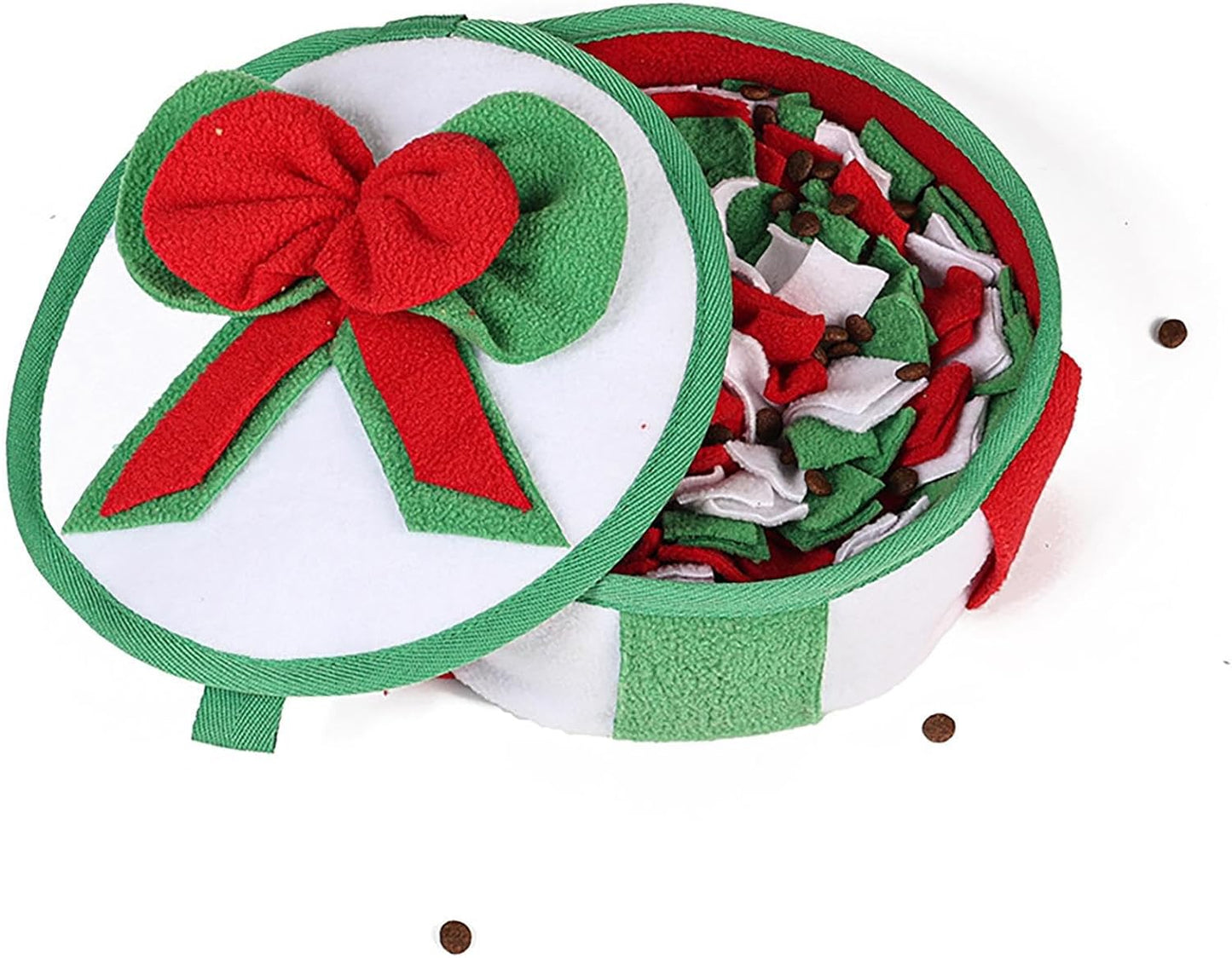 Christmas-Themed Dog Feeding Sniff Mats