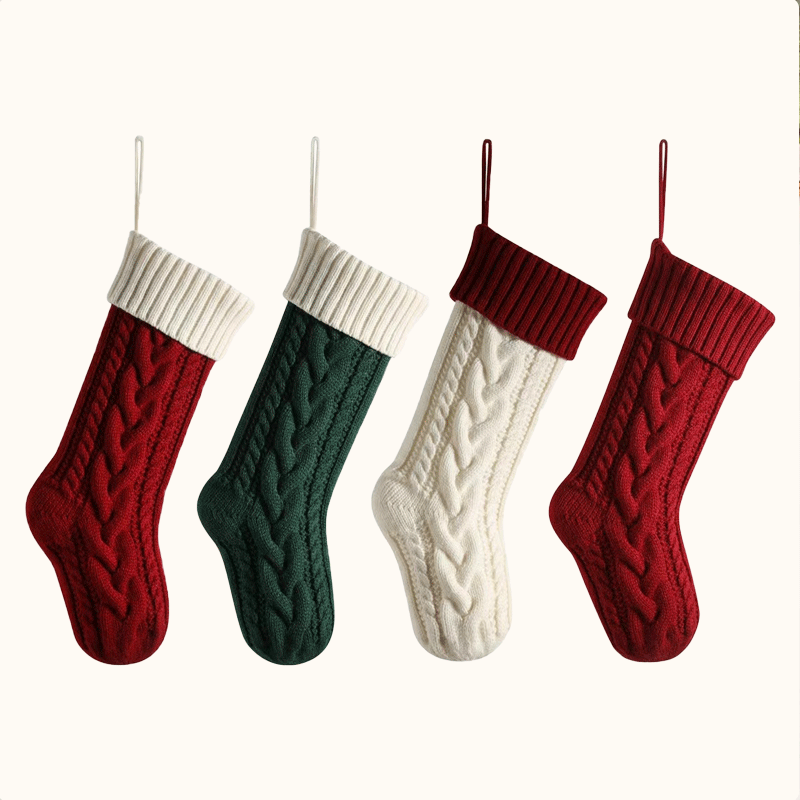 20 Inches Christmas Stockings ,Super Soft Christmas Stockings Large for Christmas Holiday Xmas Gift