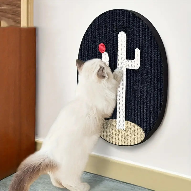 Christmas Printed Cat Scratching Mat, Wear-resistant Cat Scratcher Toys