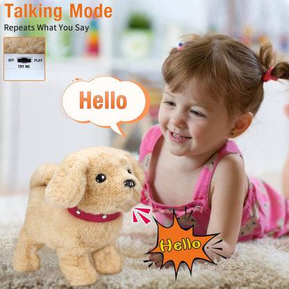 (🎁2023-Christmas Hot Sale🎁)Plush Puppy Toy Electronic Interactive Pet Dog - BUY 2 FREE SHIPPING