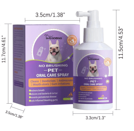 🔥KAUFEN SIE 1, ERHALTEN SIE 1 GRATIS!!🔥Zahnreinigungsspray für Hunde und Katzen 