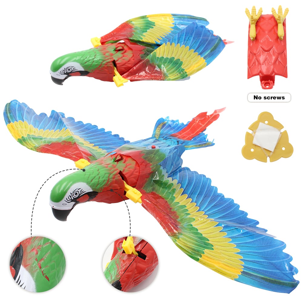 Le meilleur cadeau pour les chats🔥Jouet interactif pour chat d'oiseau de simulation pour chats d'intérieur