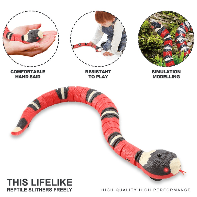 Electric Induction Snake Toy For Cat