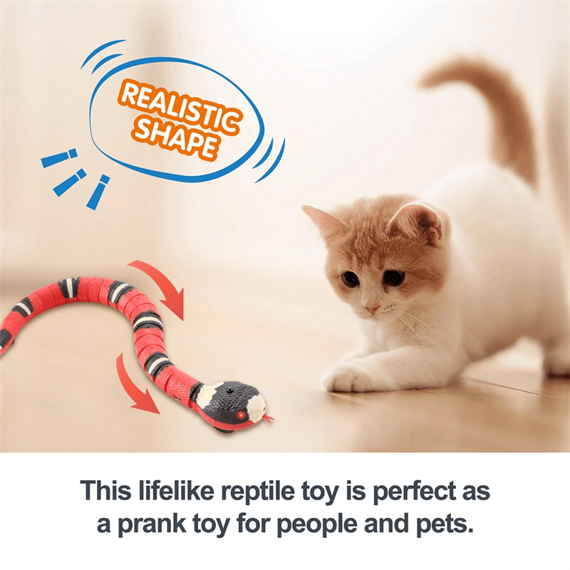 Electric Induction Snake Toy For Cat