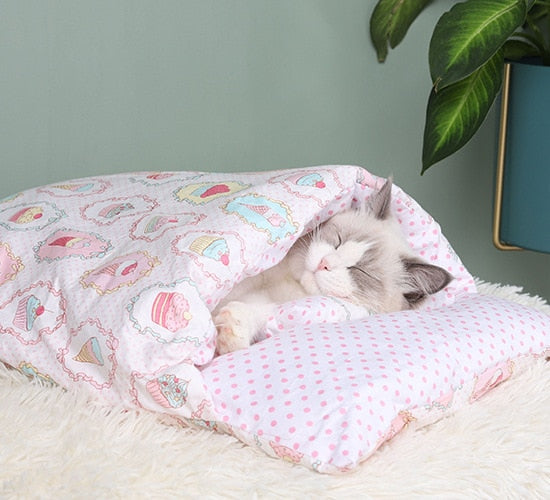 Cat Sleeping Bag Bed