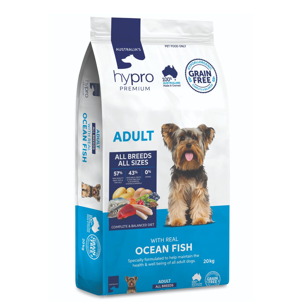 Hypro Premium Grain Free Chien Adulte Ocean Fish