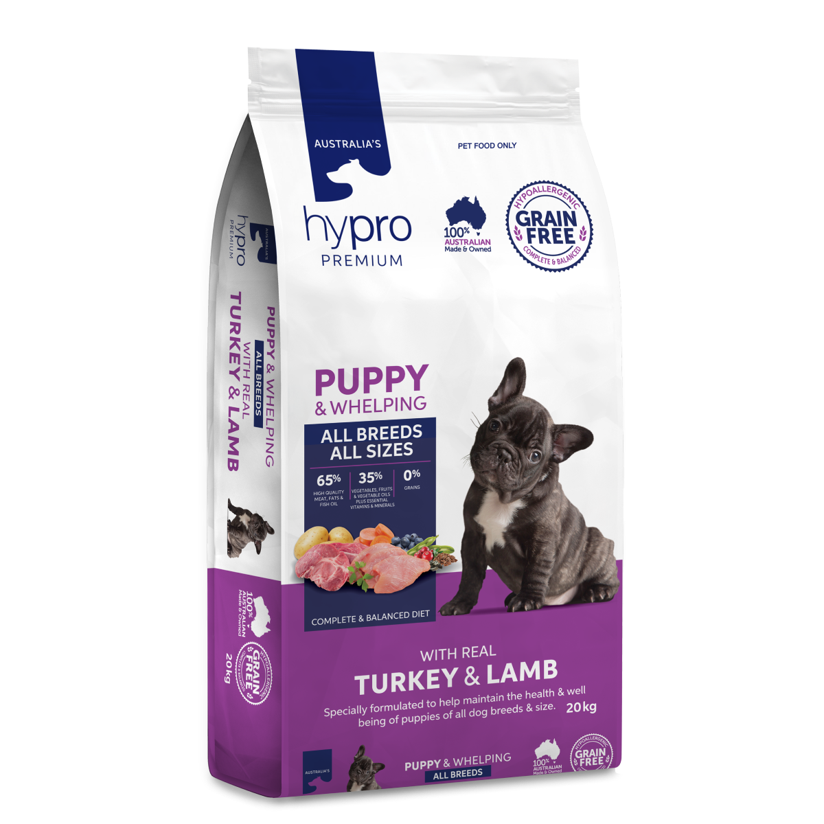 Hypro Premium Grain Free Puppy Turkey & Lamb