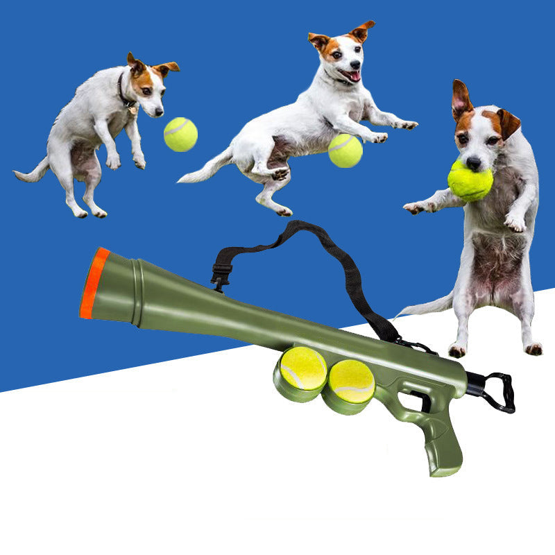 Launch Gun Tennis Launcher For Pet Interaction