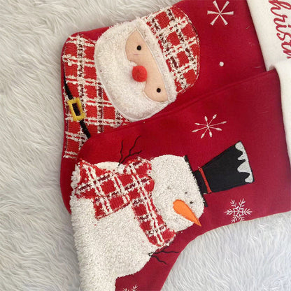 20 Inches Christmas Stockings ,Super Soft Christmas Stockings Large for Christmas Holiday Xmas Gift