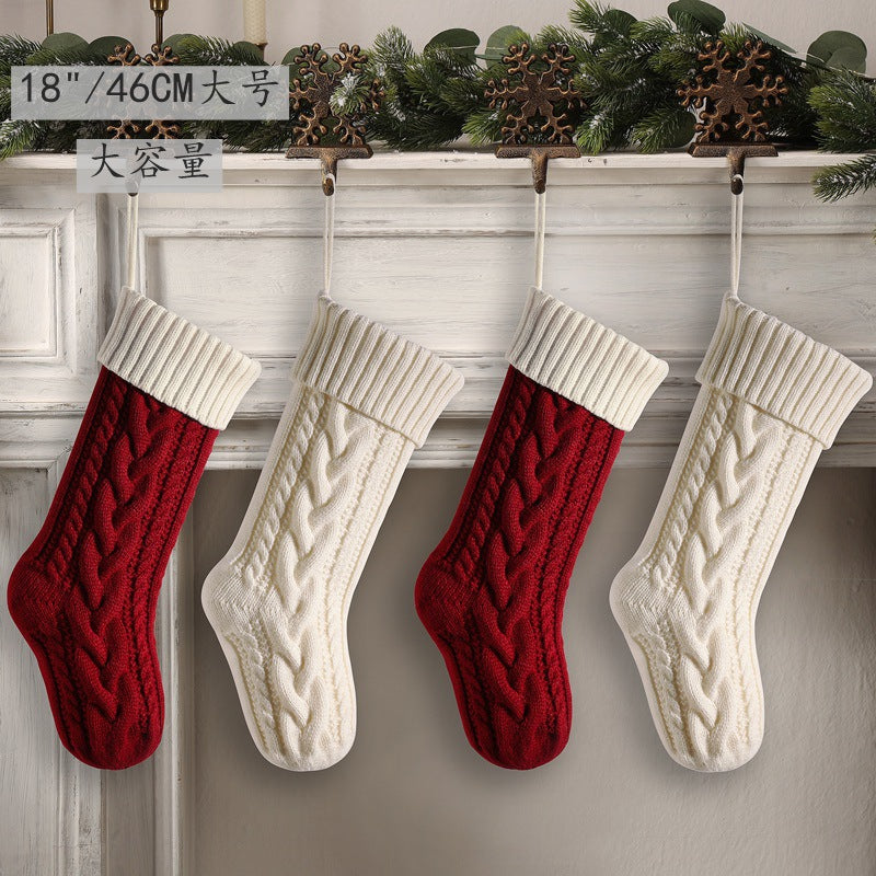 20 Inches Christmas Stockings ,Super Soft Christmas Stockings Large for Christmas Holiday Xmas Gift