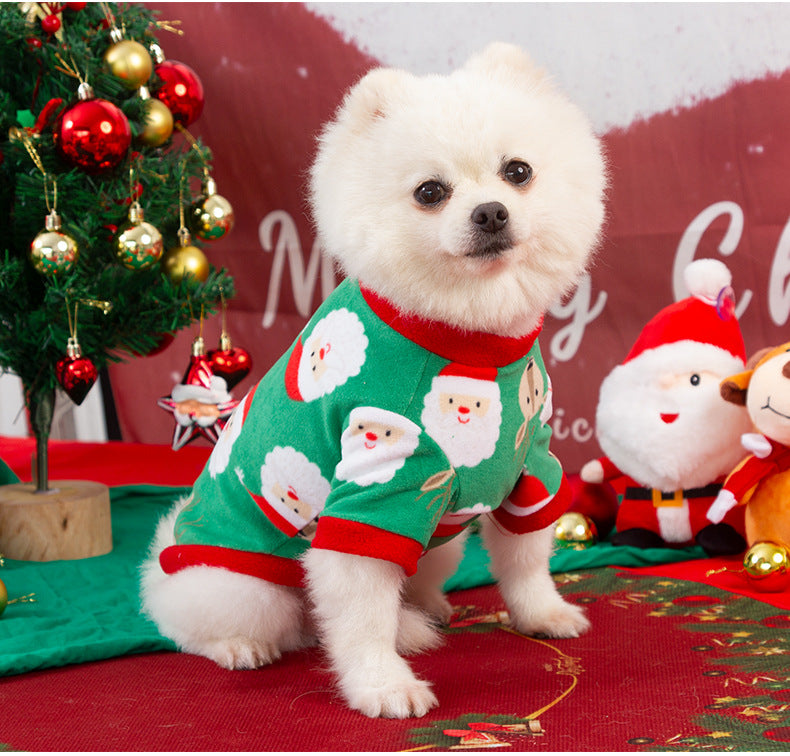 Christmas Pet Warm Clothes Reindeer,  Snowflake Knitwear for Cats or Dogs