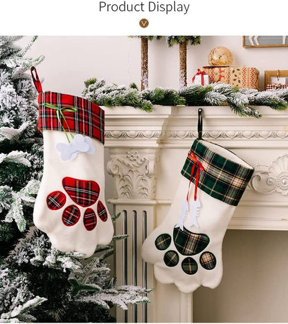 20 Inches Christmas Stockings ,Super Soft Christmas Stockings Large for Christmas Holiday Xmas Gift