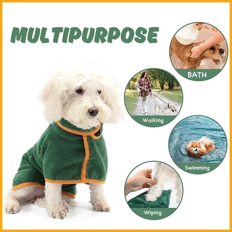 🌲Christmas Hot Sale 49% OFF🔥Super absorbent pet bathrobe