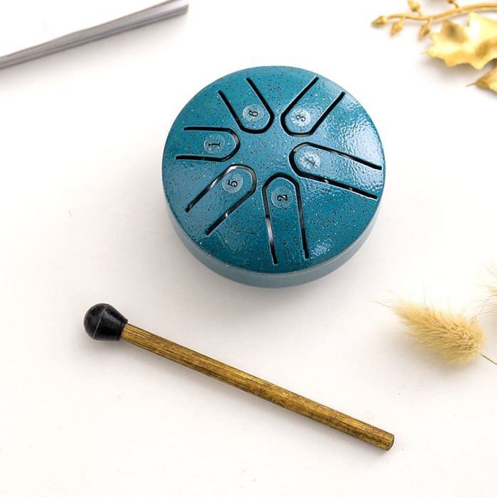 🎁 Early Christmas Sale - 70% OFF 🎵 Buddha Stones Mini Steel Tongue Drum Kit (3 Inch)