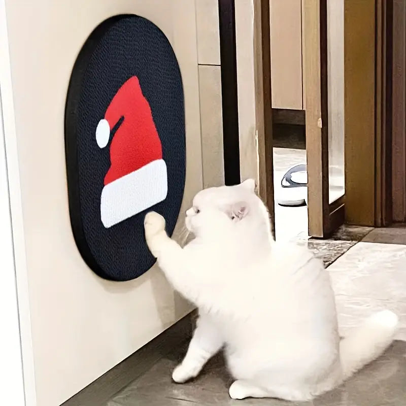 Tapis à gratter pour chat imprimé de noël, jouets à gratter pour chat résistants à l'usure