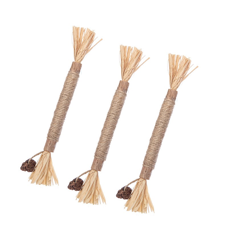 🔥Buy 2 Free 1 (3PCS)🔥Natural Silvervine Stick Cat Chew Toy