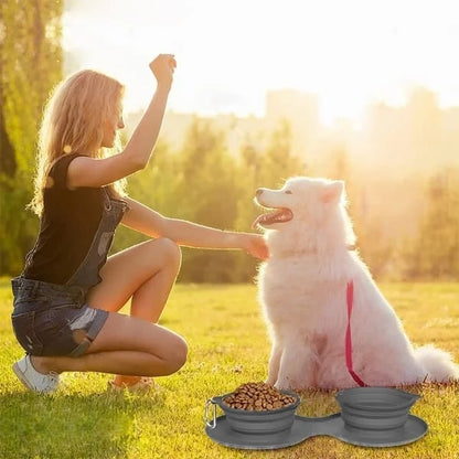 🔥Ensemble de dîner de voyage pour chien 